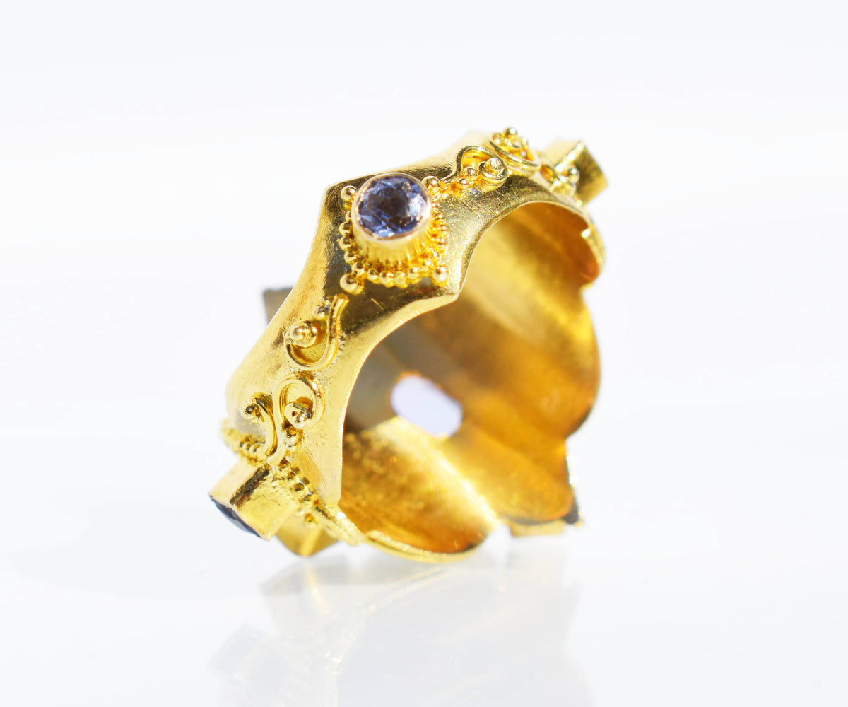 Anillo Gold Agra Tanzanita