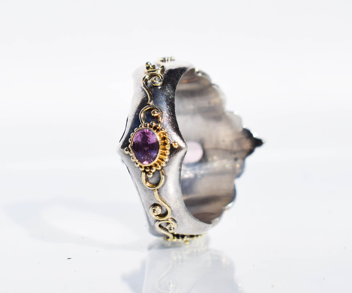 Anillo Kerala Malayan Garnet