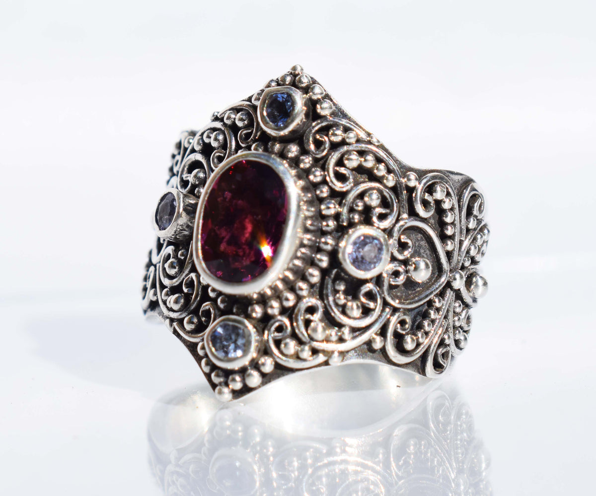 Anillo Peace Rodolita