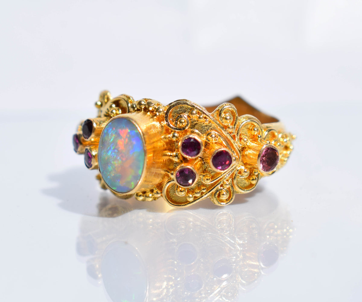 Anillo Kaya Gold Ópalo