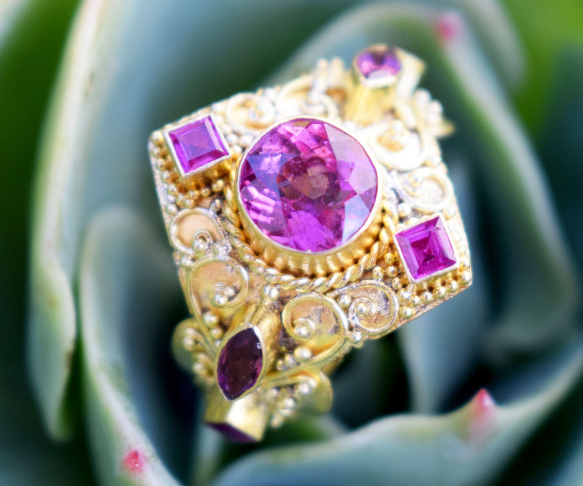 Anillo Sacred Turmalina