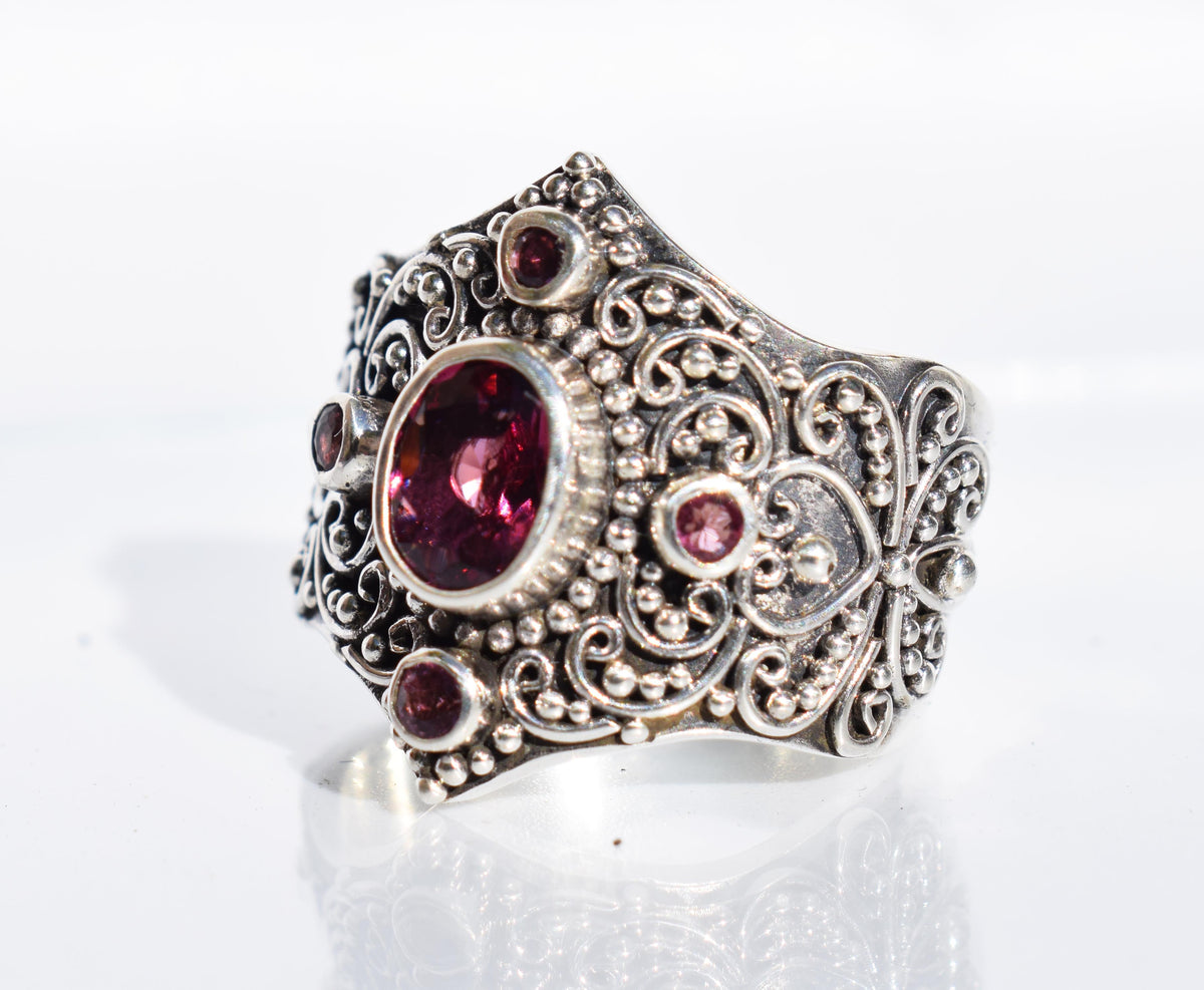 Anillo Peace Rodolita