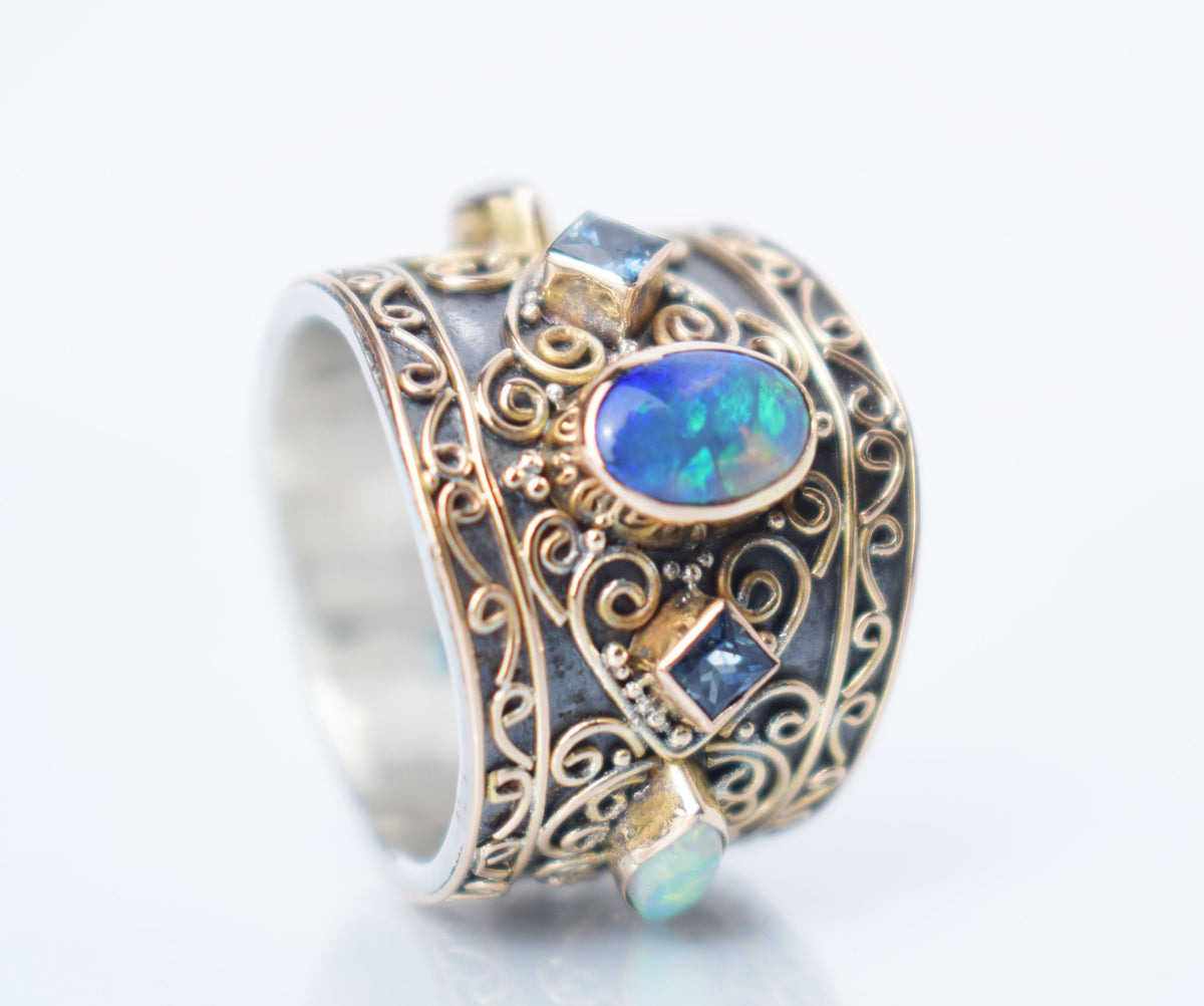 Anillo Las Mil y Una Noches Opalo