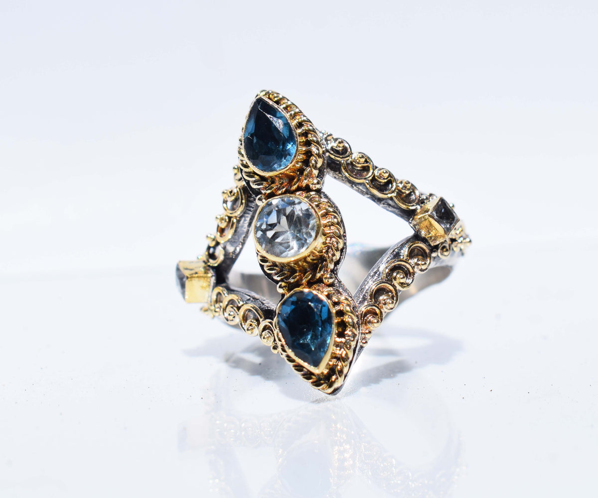 Anillo Tribu Aguamarina