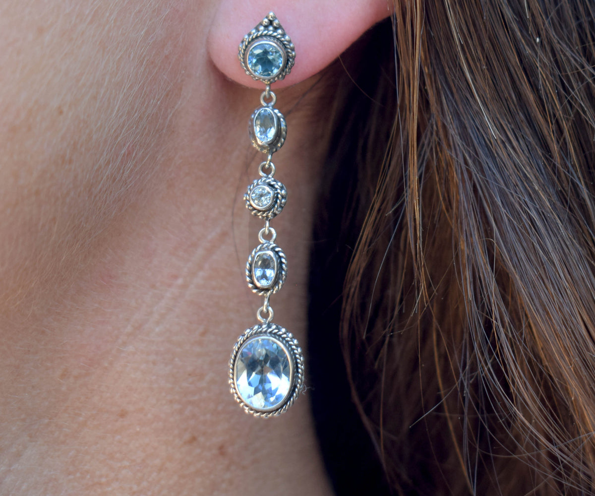 Aros Cascada Topacios