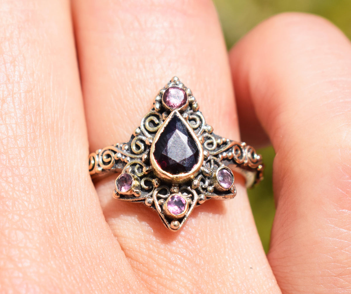 Anillo Cosmic Star Turmalina