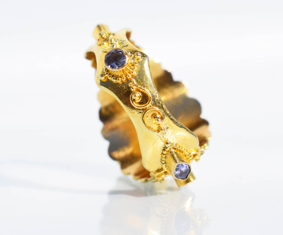 Anillo Kaya Buterfly Tanzanita