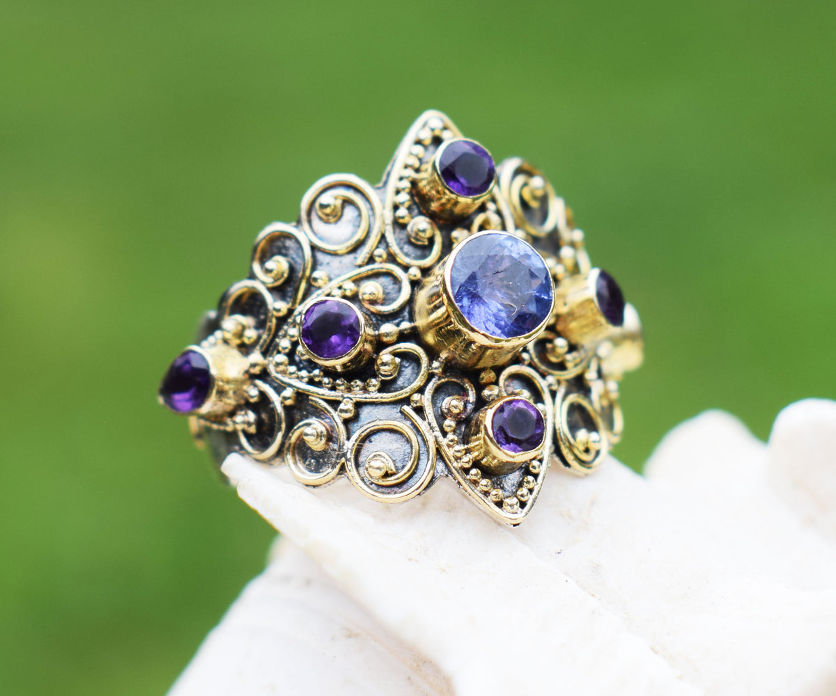 Anillo Habibi Tanzanita