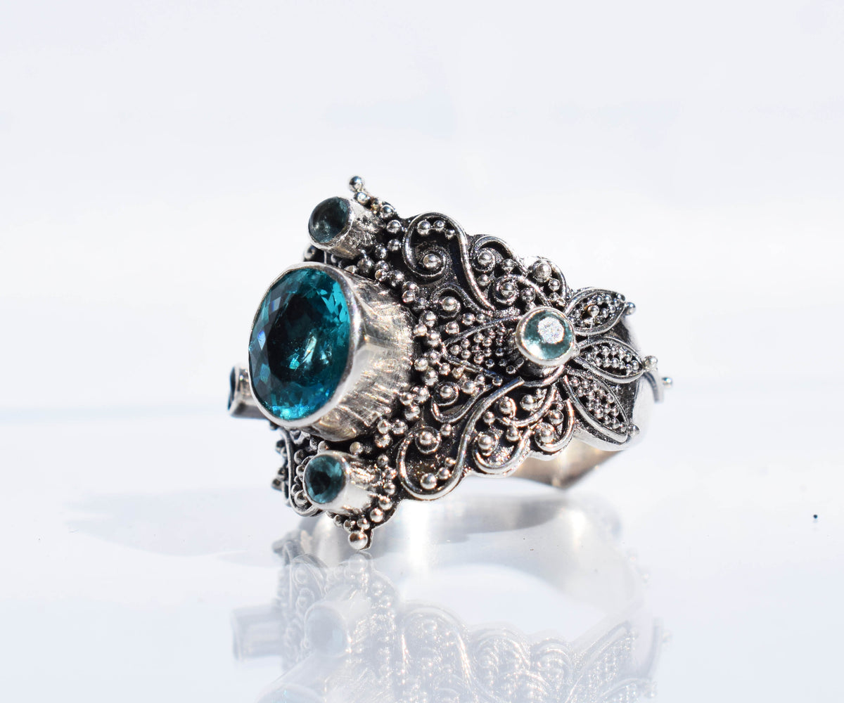 Anillo Lotus Apatita