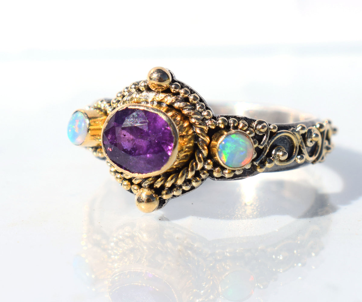 Anillo Florencia Zafiro Purple