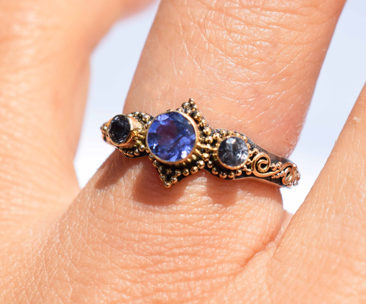 Anillo Roma Tanzanita