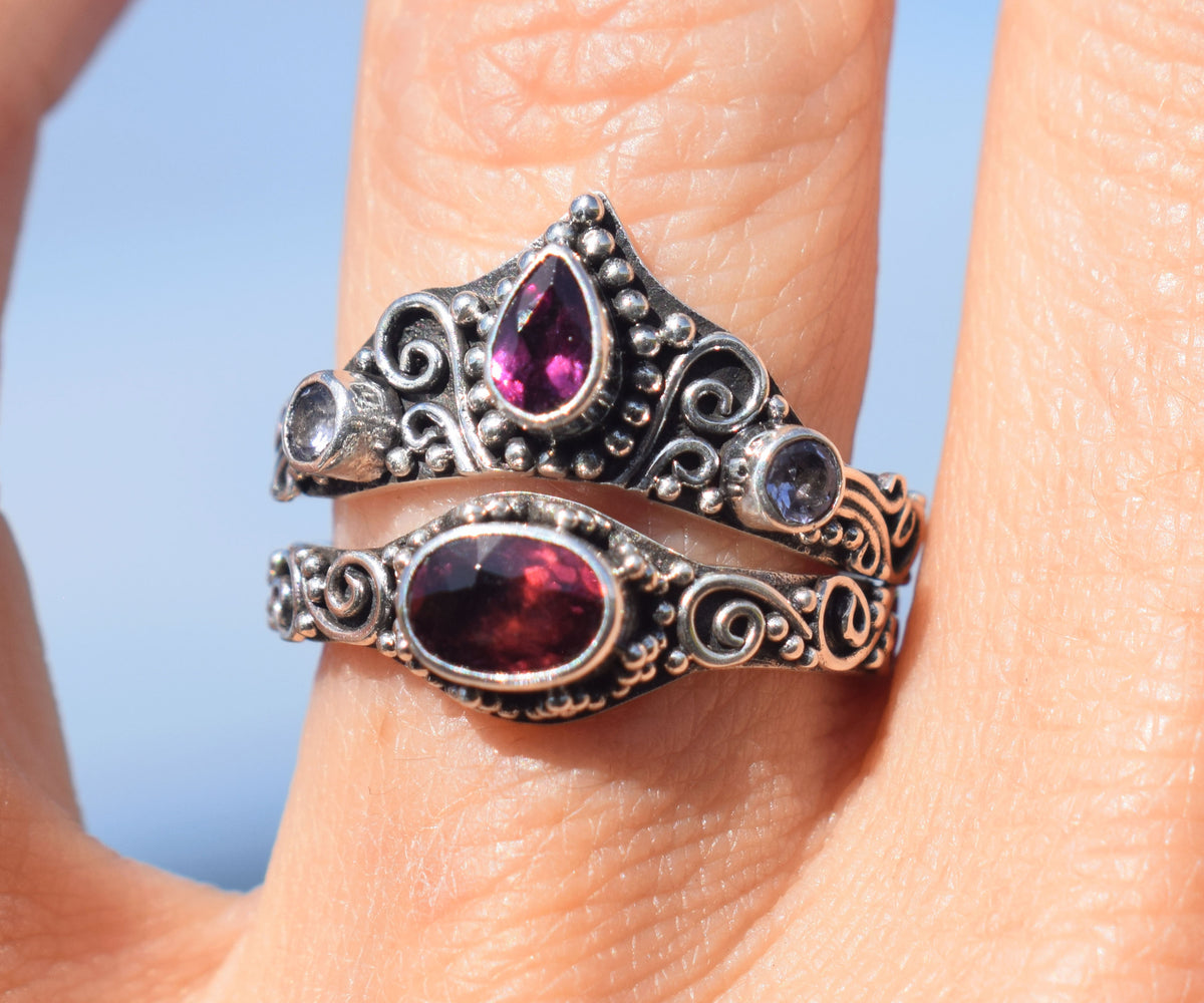 Anillo Dreams Rodolita