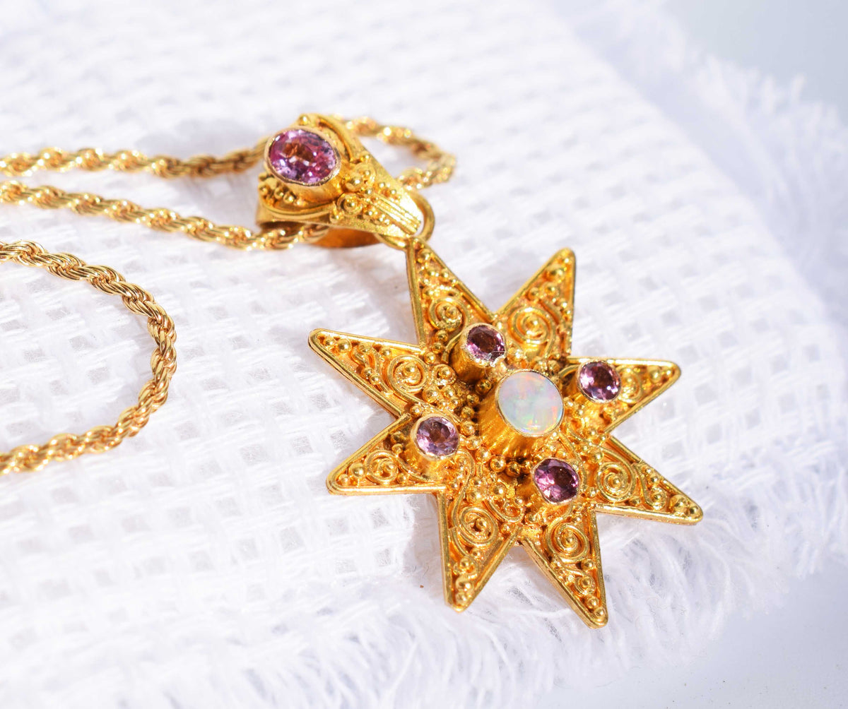 Colgante Venus Ópalo Turmalina