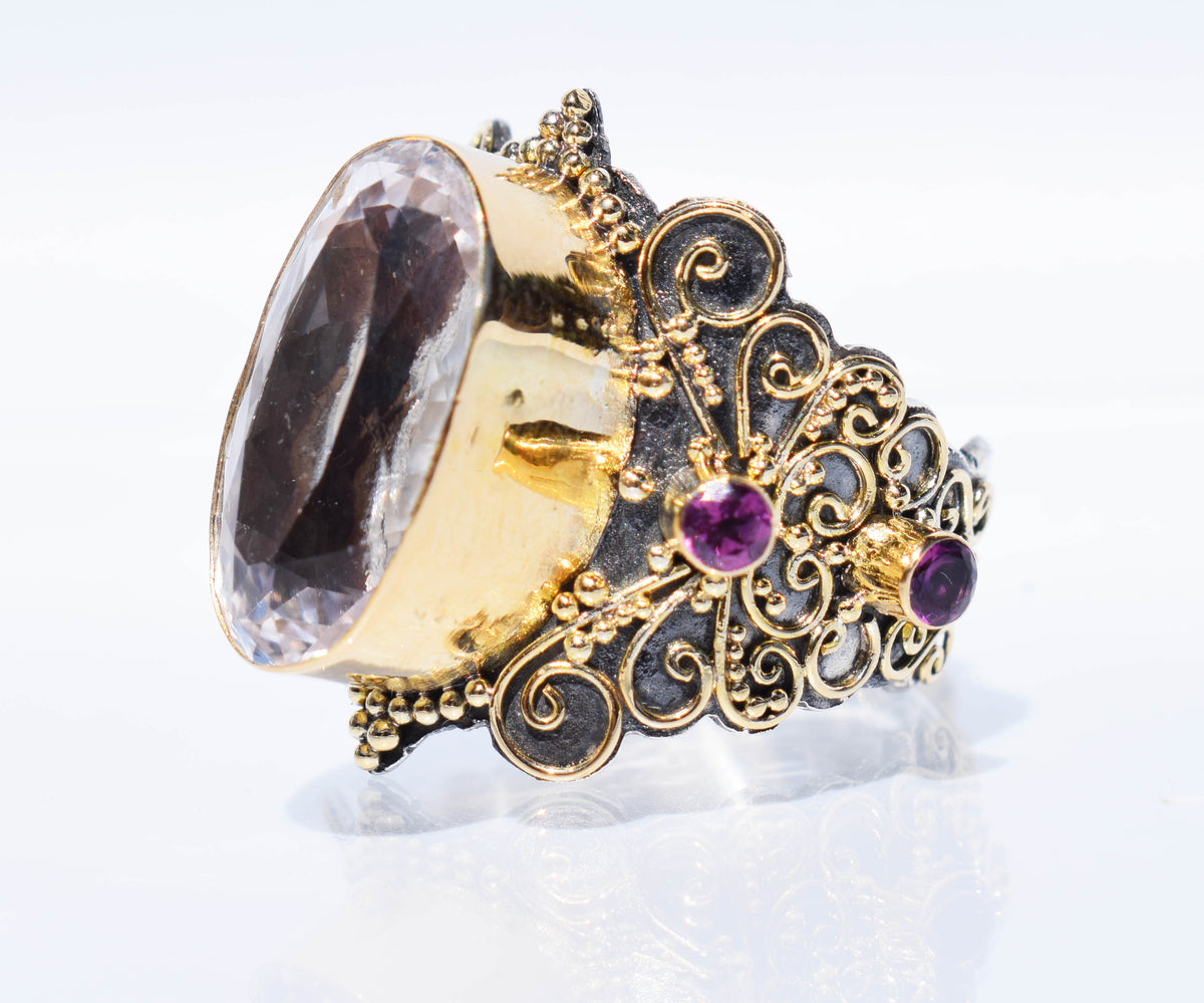 Anillo Ocean Kunzita