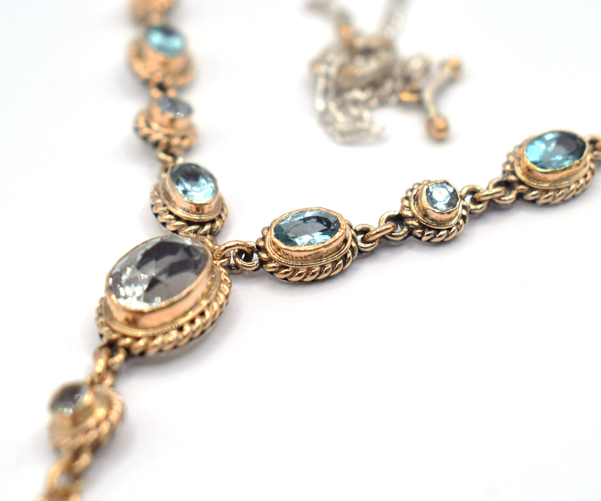 Collar Constelaciones Aguamarina