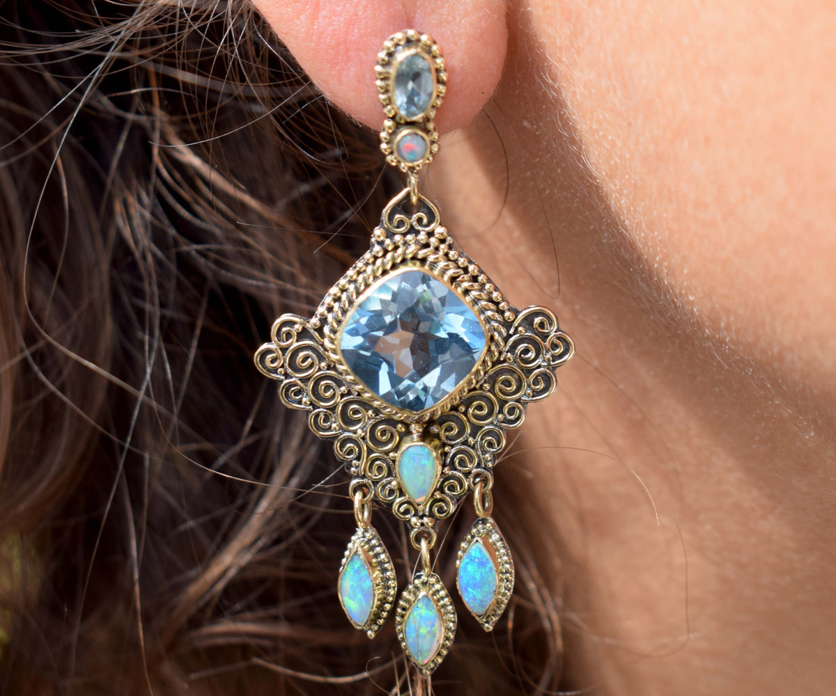 Aros El Cairo Topacio Opalo