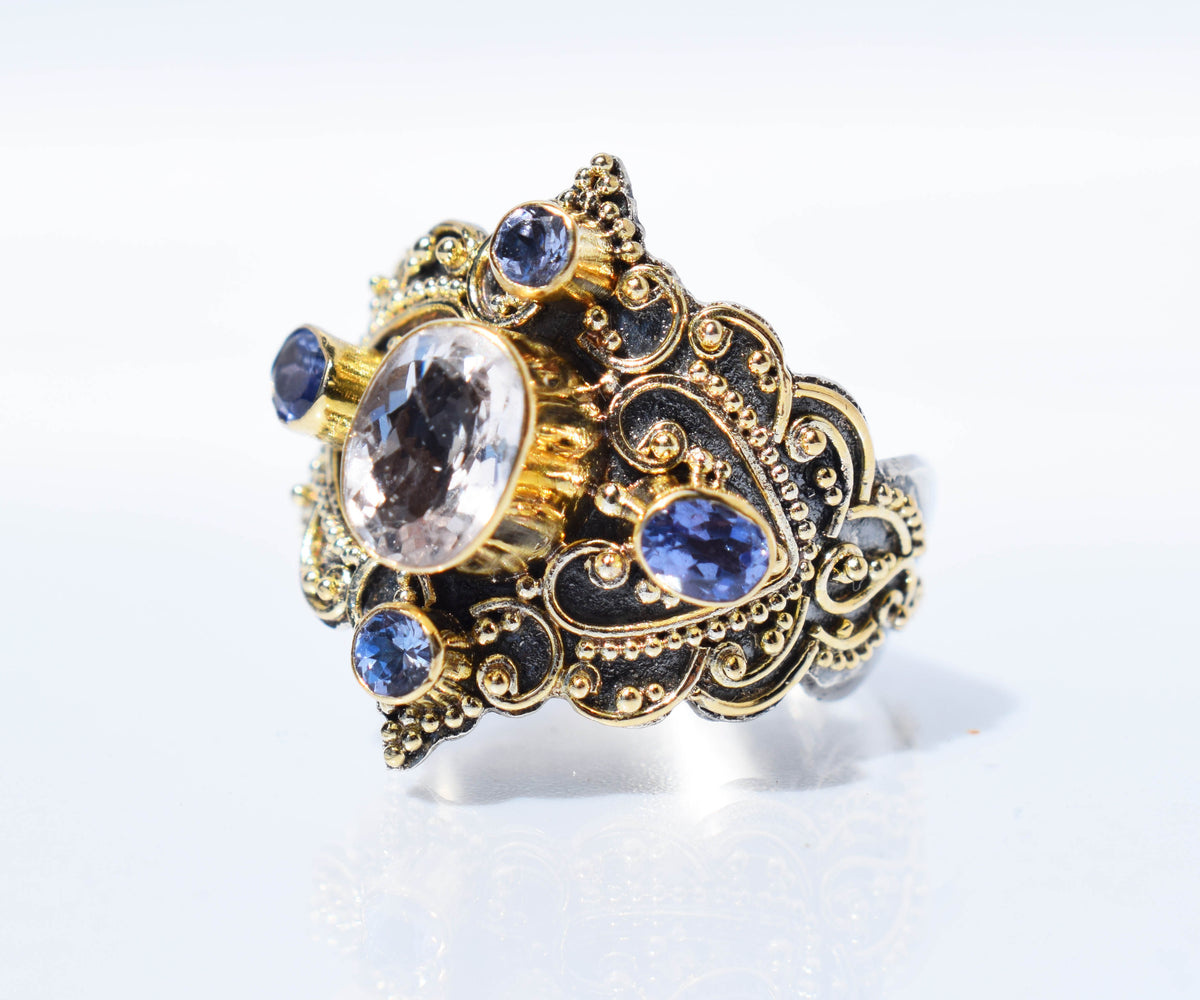 Anillo Kerala Morganita