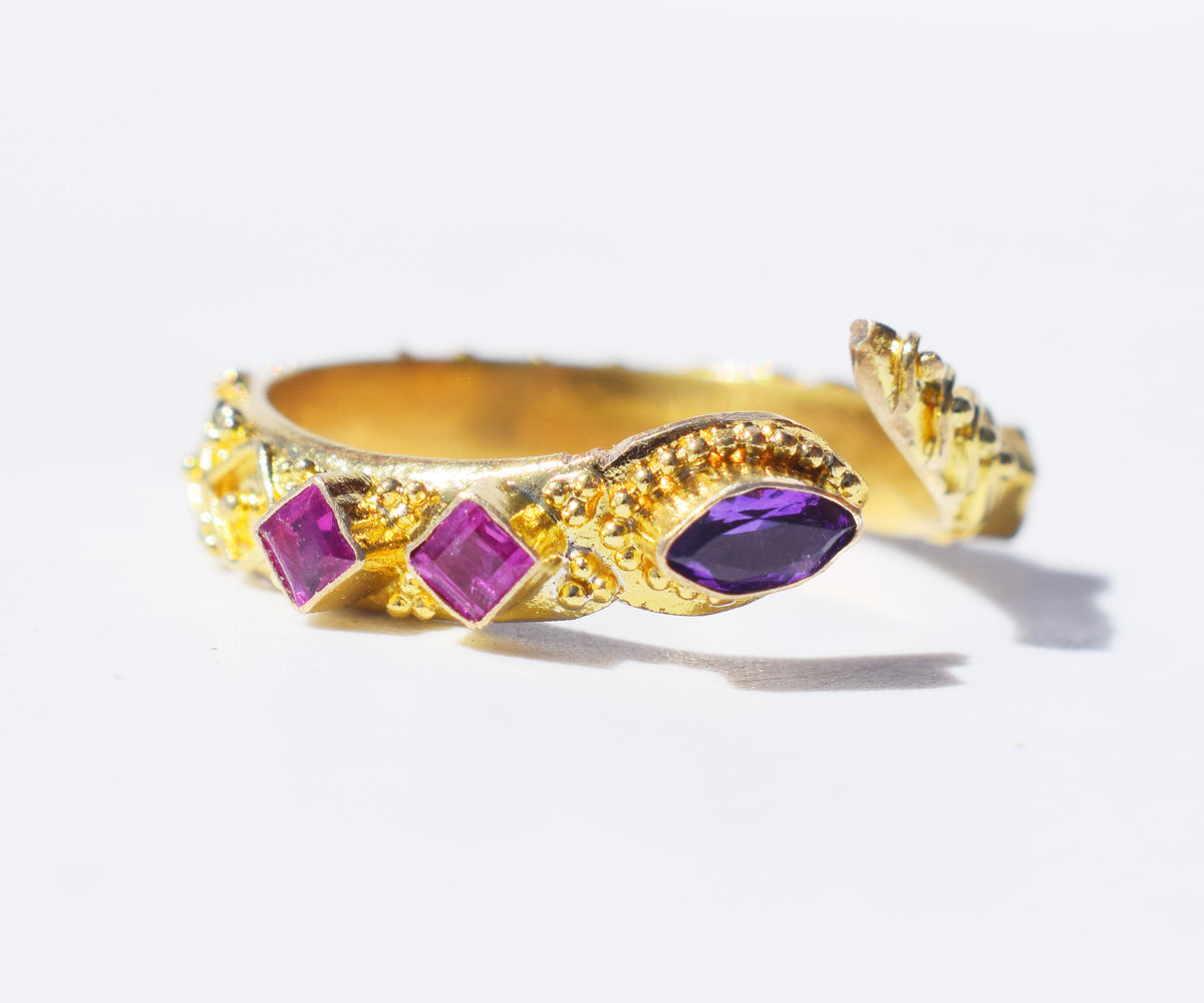 Kundalini Fusión Amatista Rubíes