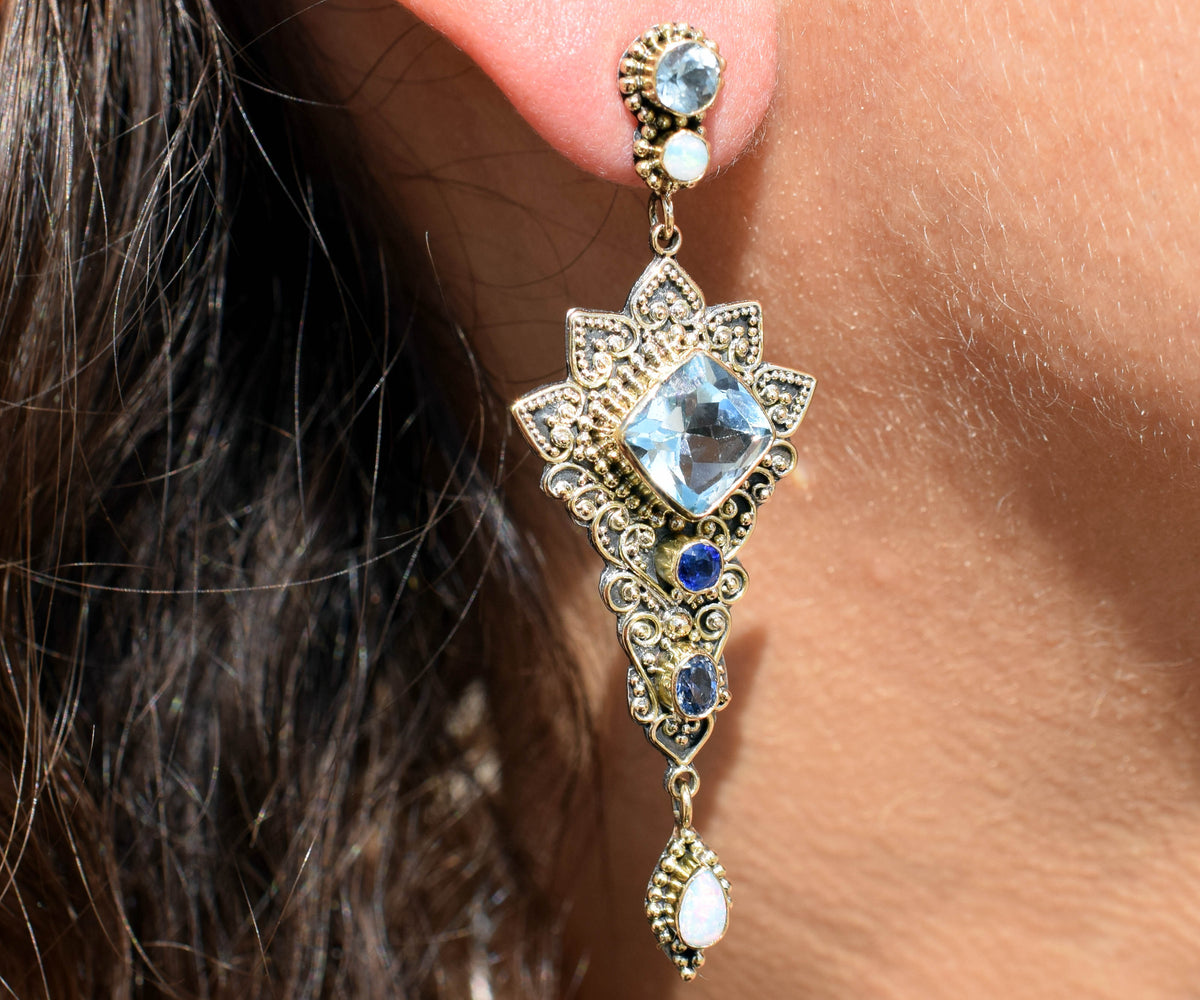 Aros Kaya Cushion Topacios