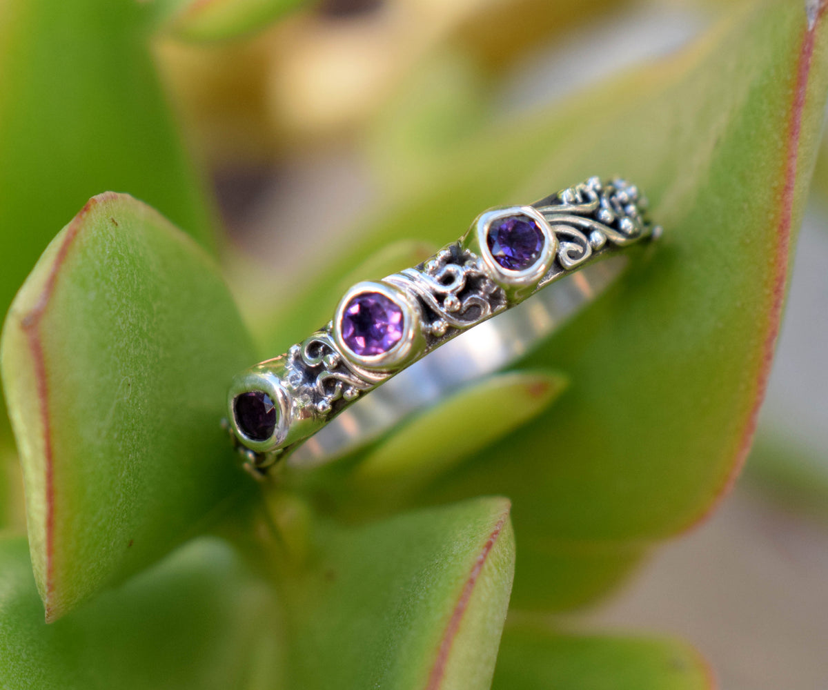 Anillo Basic Amatistas