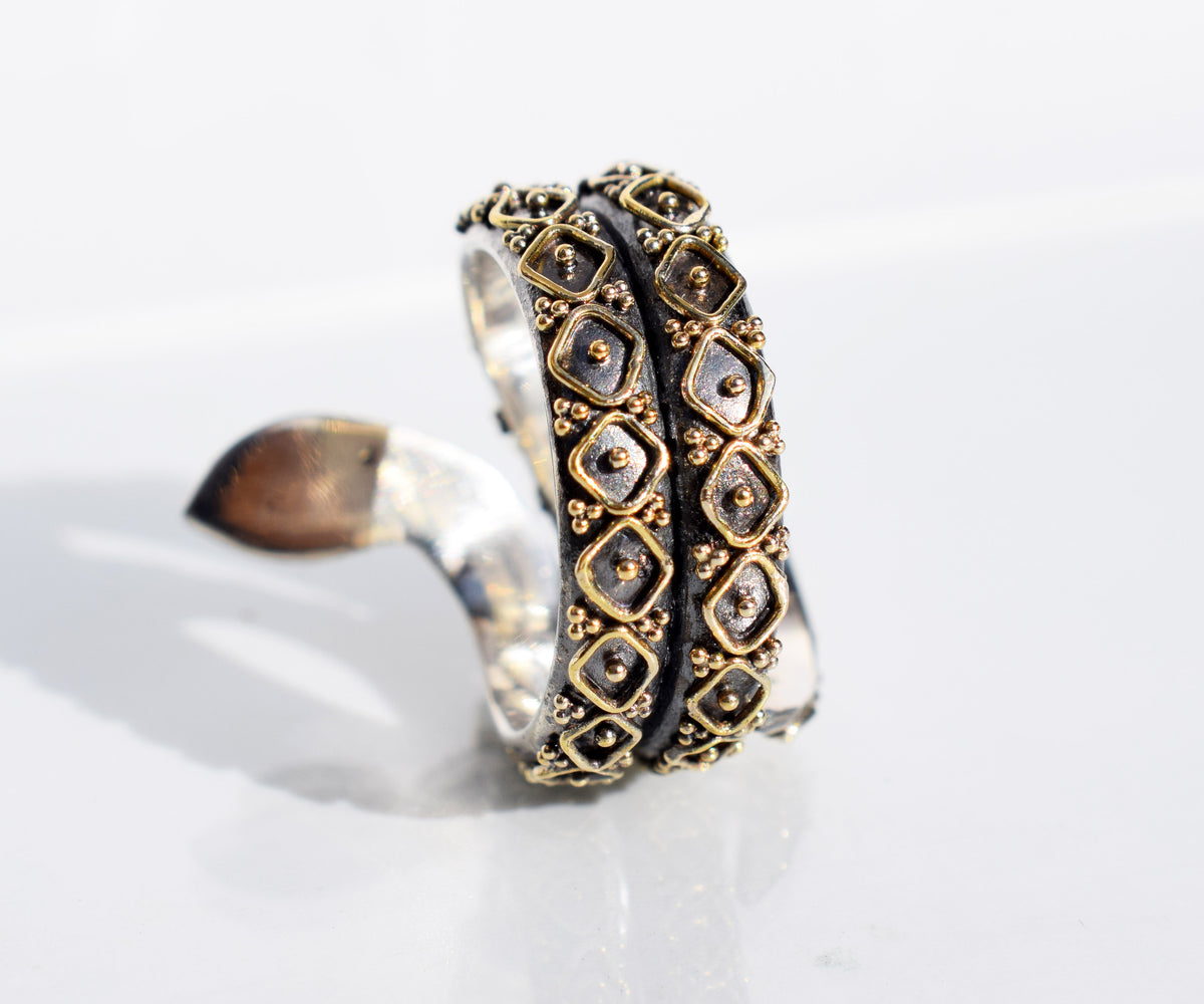 Anillo Kundalini Zafiro Rosado