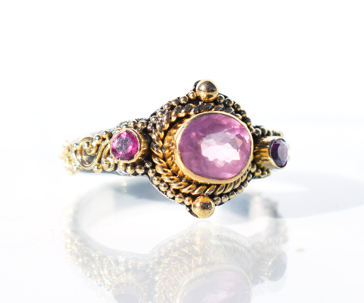 Anillo Florencia Espinela Rosada