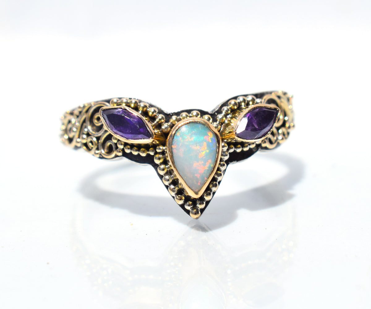 Anillo Fusion Marquise Opalo
