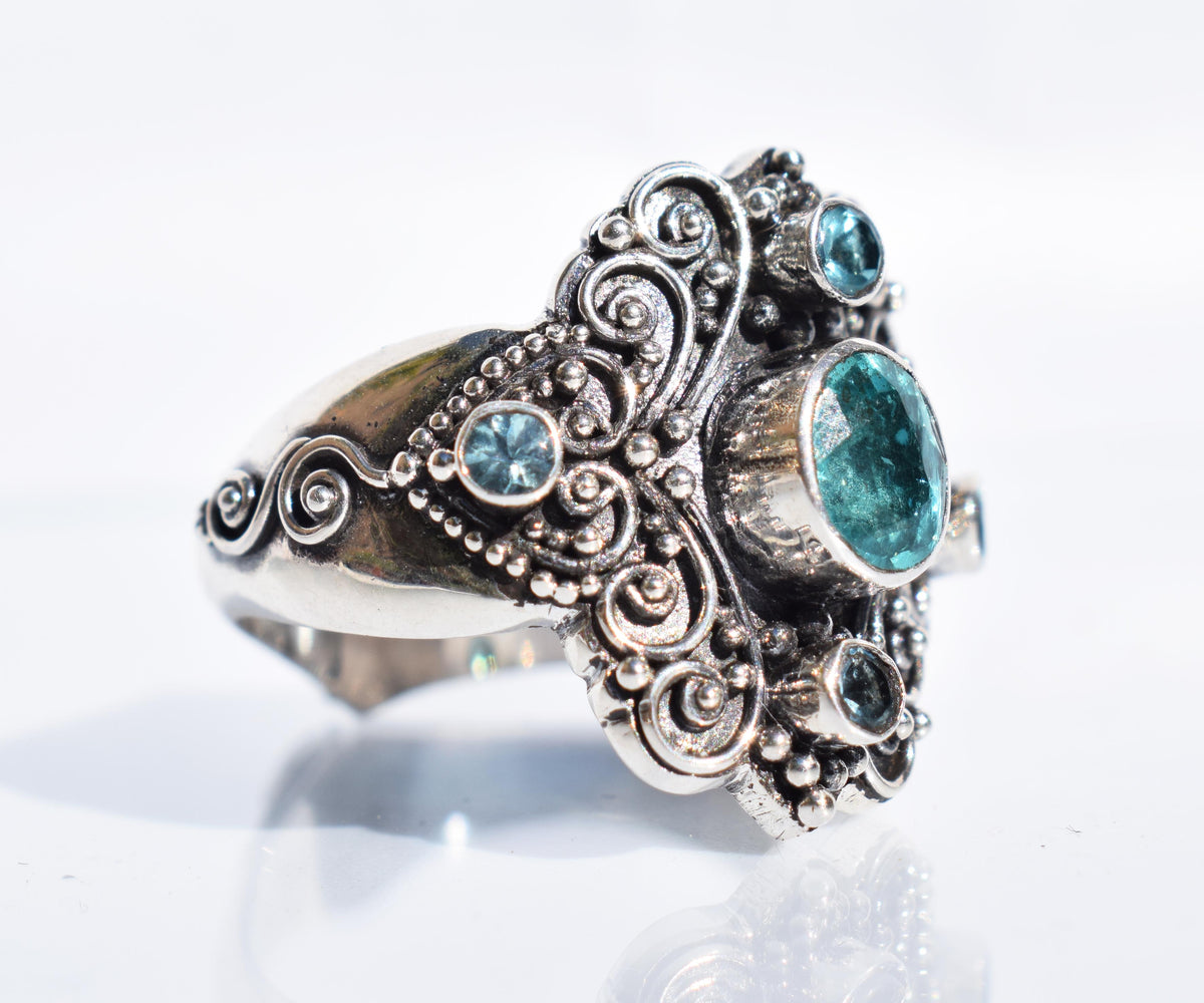 Anillo Buterfly Apatita