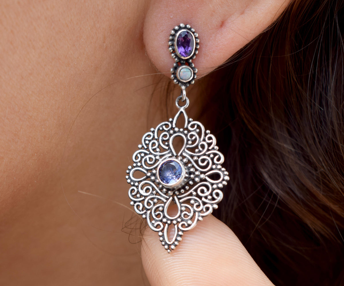 Aros Jazmin Tanzanita