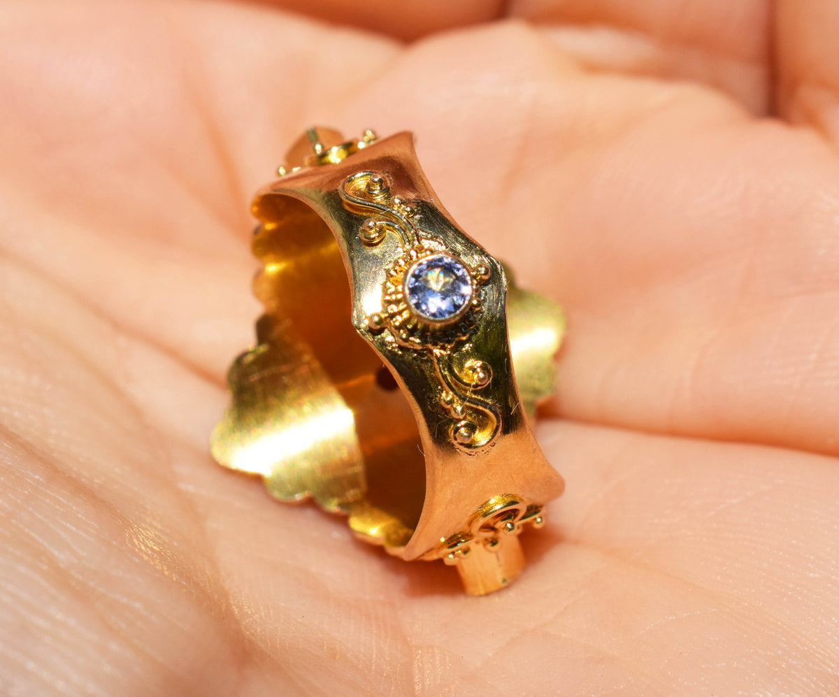 Anillo gold Goa Ópalos