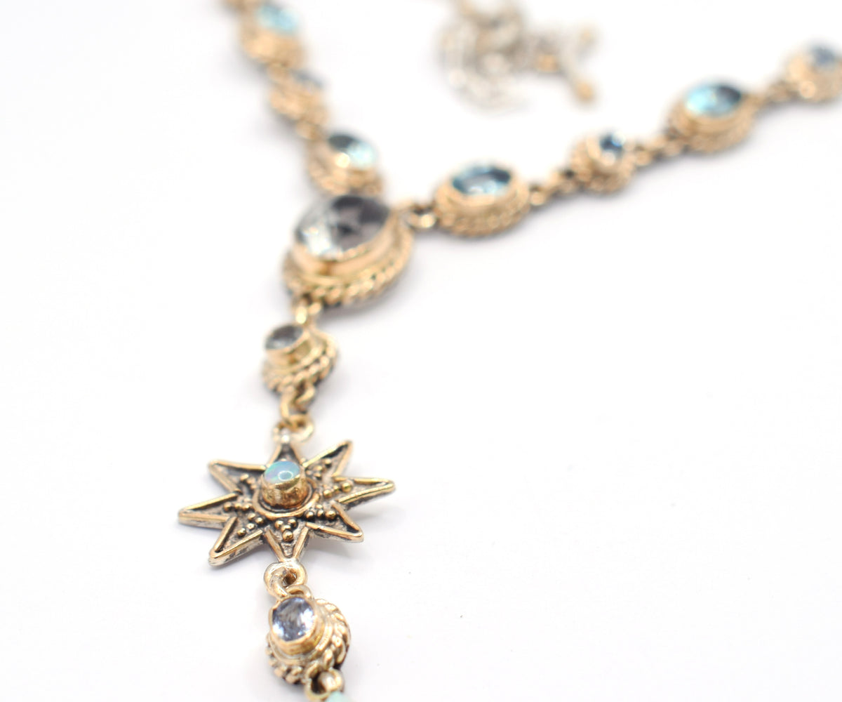 Collar Constelaciones Aguamarina