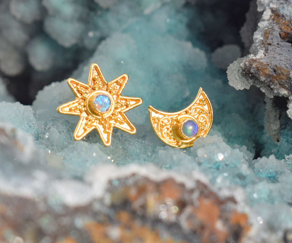Aros Moon Star Gold Opalo