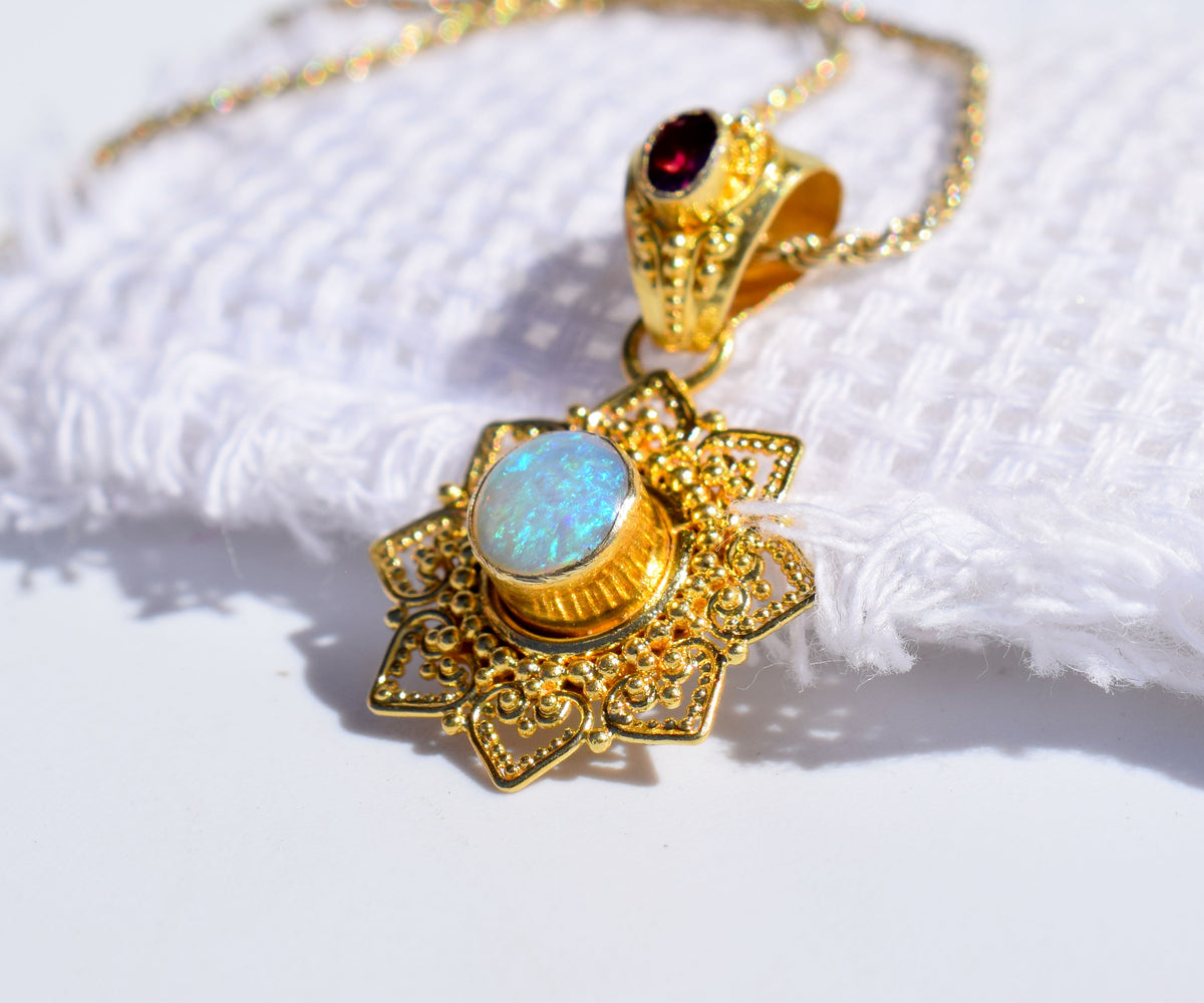 Colgante Mandala Opalo