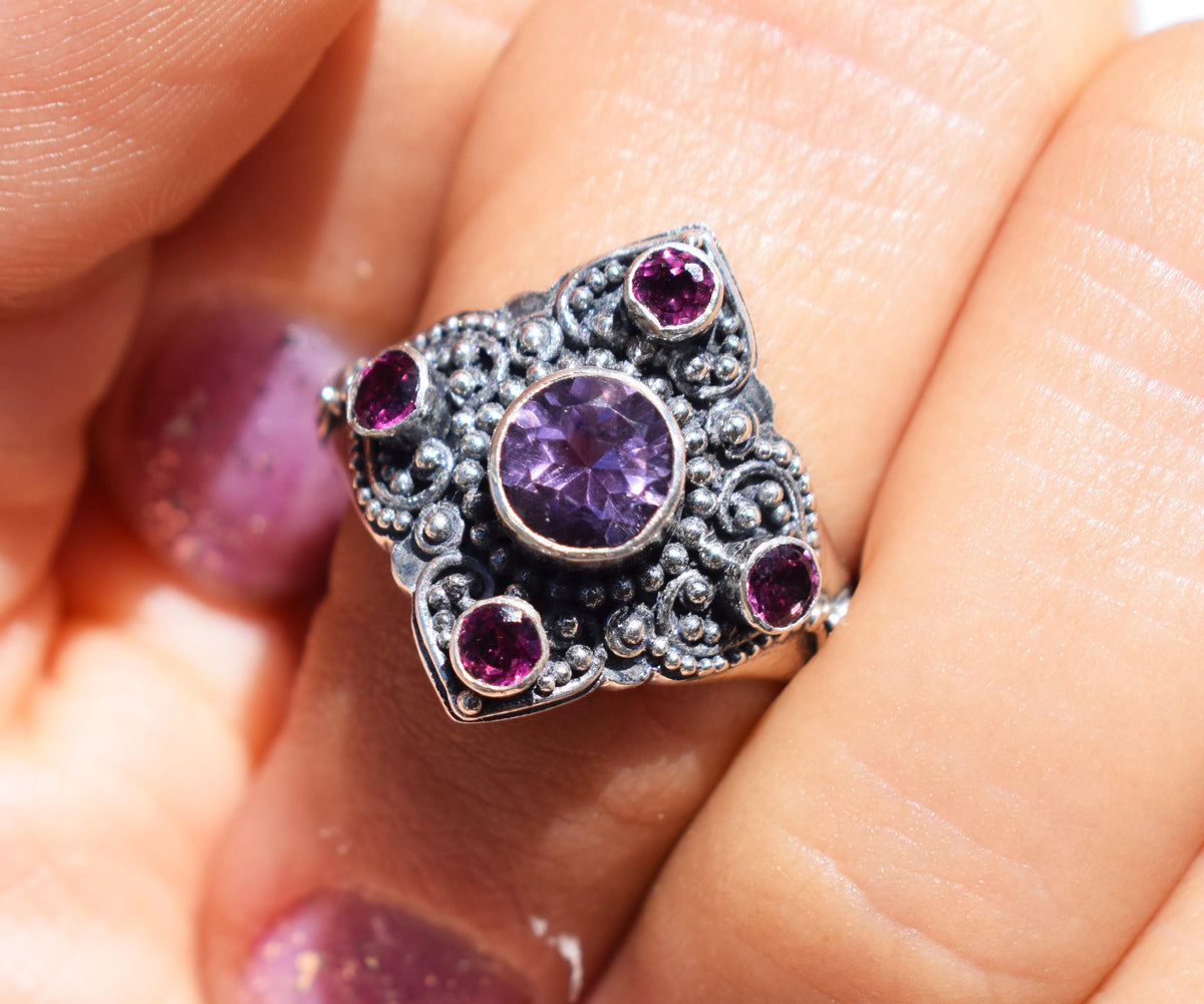 Anillo Angel Amatista