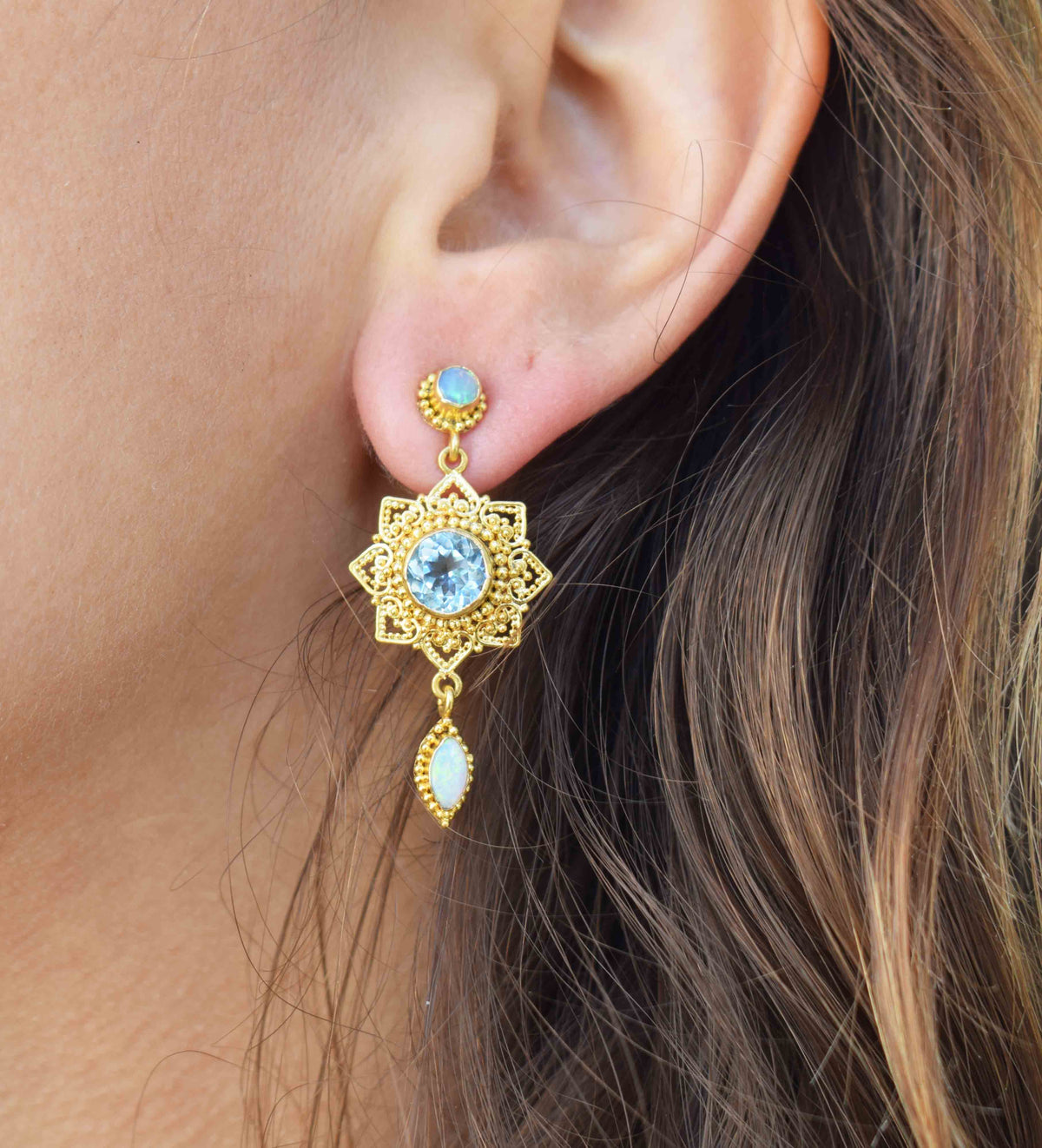 Aros Gold Mandala Topacios