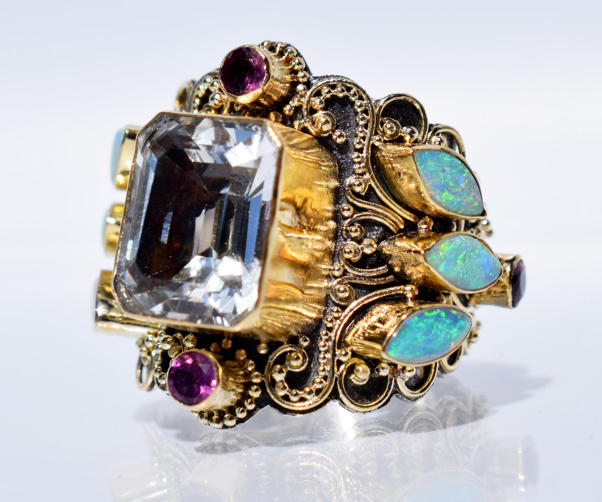 Anillo Forest Topacio