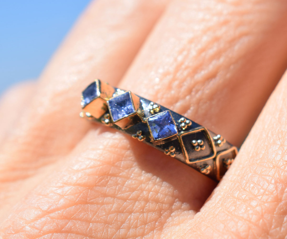 Anillo Princess Tanzanita