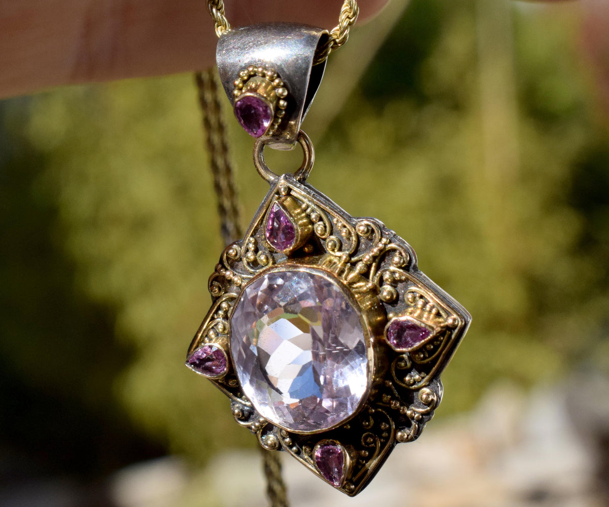 Colgante Brujula Kunzita