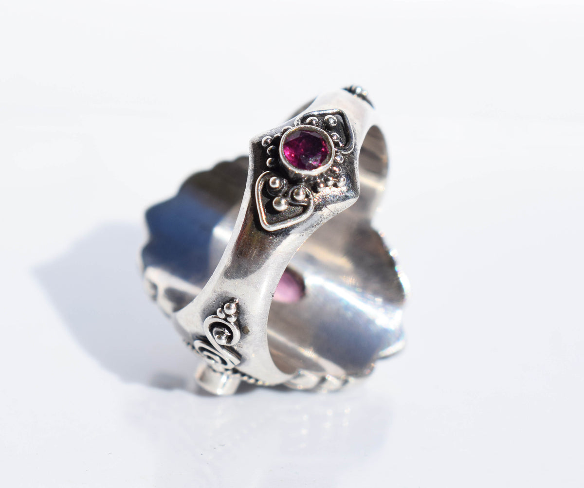 Anillo Buterfly Turmalina
