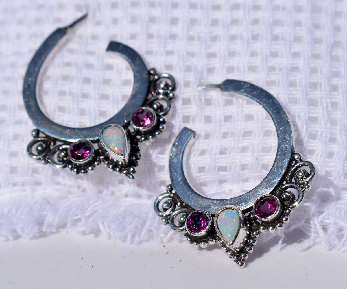 Argollas Basic Amatista