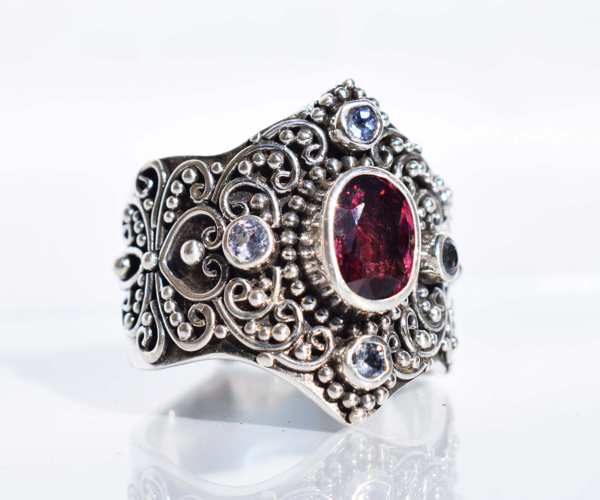 Anillo Peace Rodolita