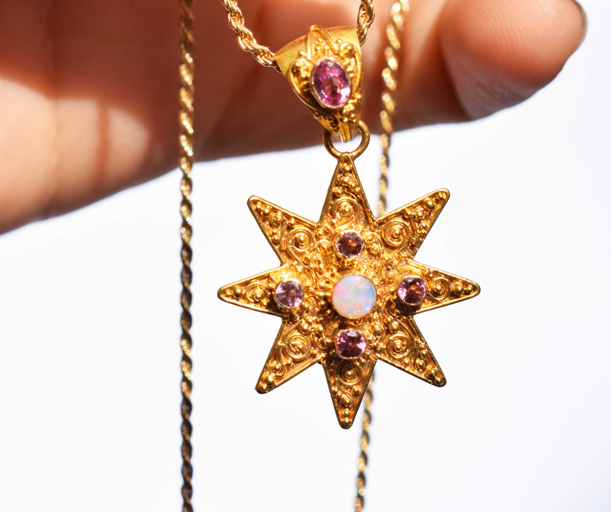 Colgante Venus Ópalo Turmalina