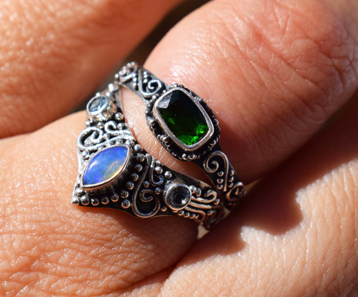 Anillo Dreams Diopsidio de Cromo