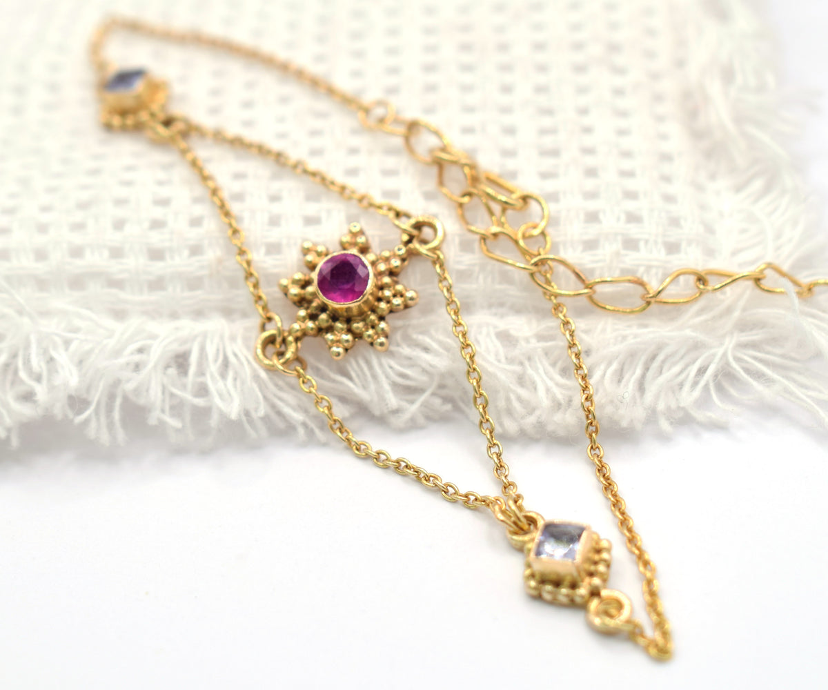 Pulsera Supernova Rubí