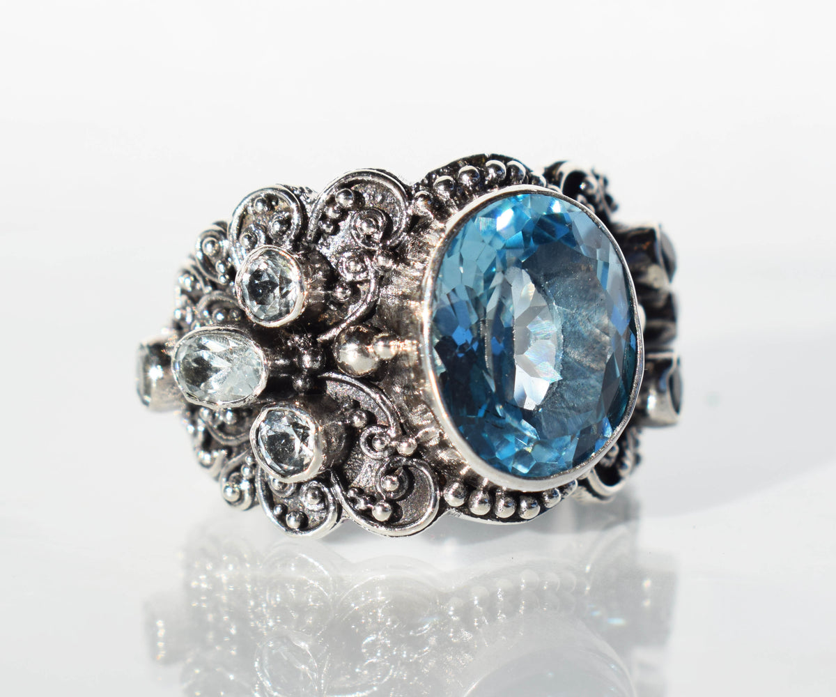 Anillo Sultan Topacio Edición Silver