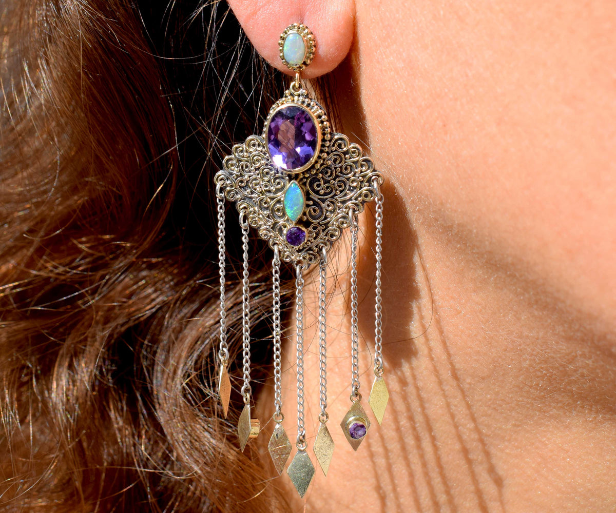 Aros Kalbelia Amatistas