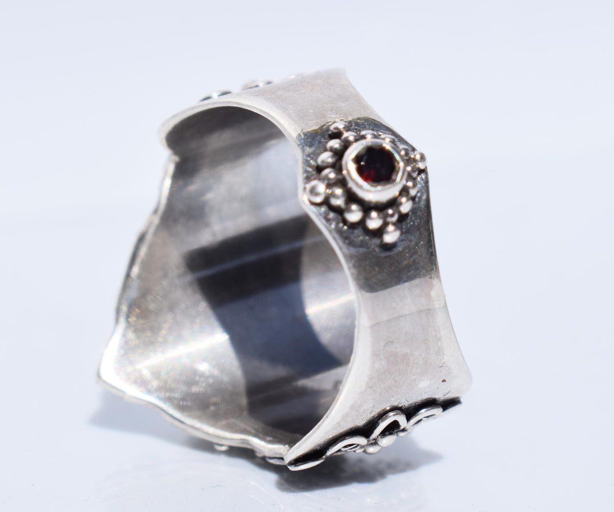 Anillo Peace Granate