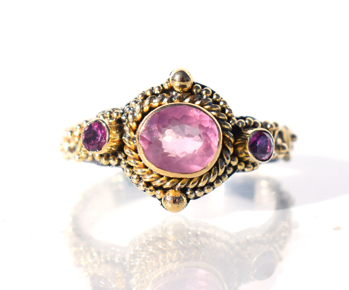 Anillo Florencia Espinela Rosada