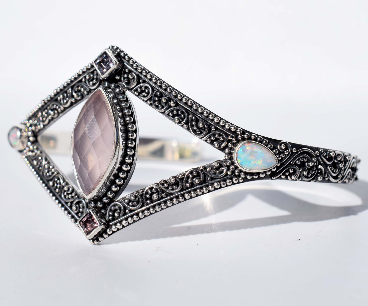 Pulsera Tantra Cuarzo rosa