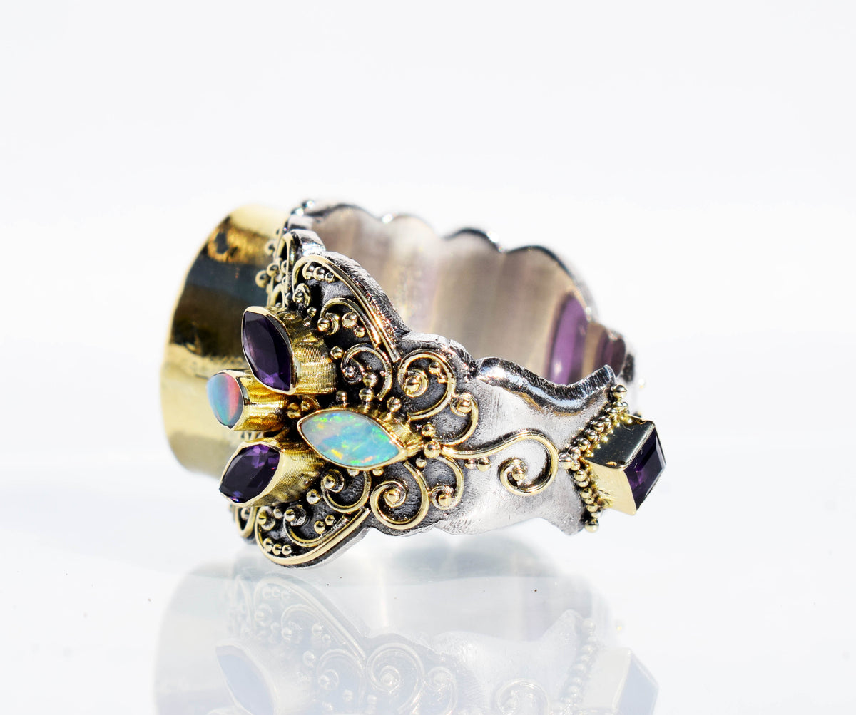 Anillo Magnolia Amatista